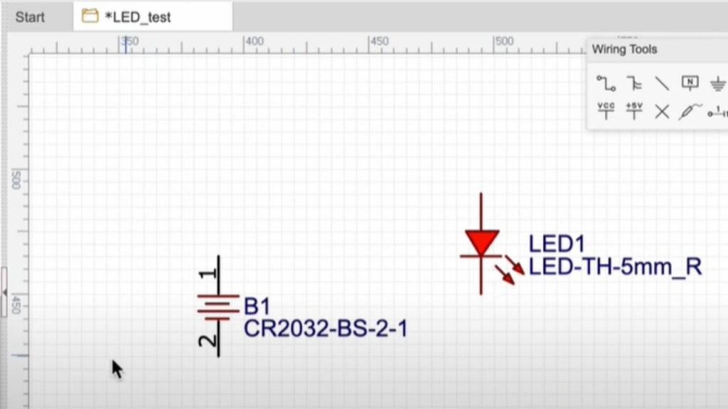 LEDの記号の向き